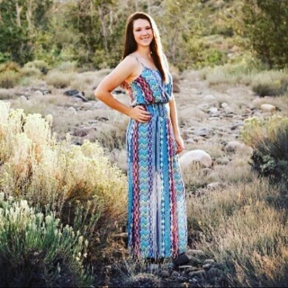 Native pattern dress